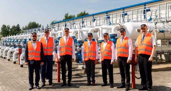 Ministru prezidents darba vizītē atzinīgi novērtē Inčukalna pazemes gāzes krātuves lomu Latvijas enerģētiskās drošības stiprināšanā
